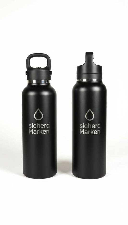 700ml Edelstahl Trinkflasche , Isolierter Becher Doppelwandiger Vakuum-Therm.