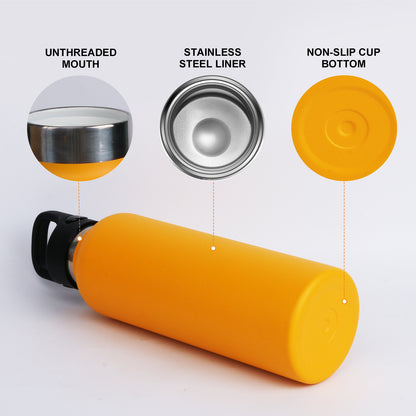 500ml Edelstahl Trinkflasche , Isolierter Becher Doppelwandiger Vakuum-Therm.