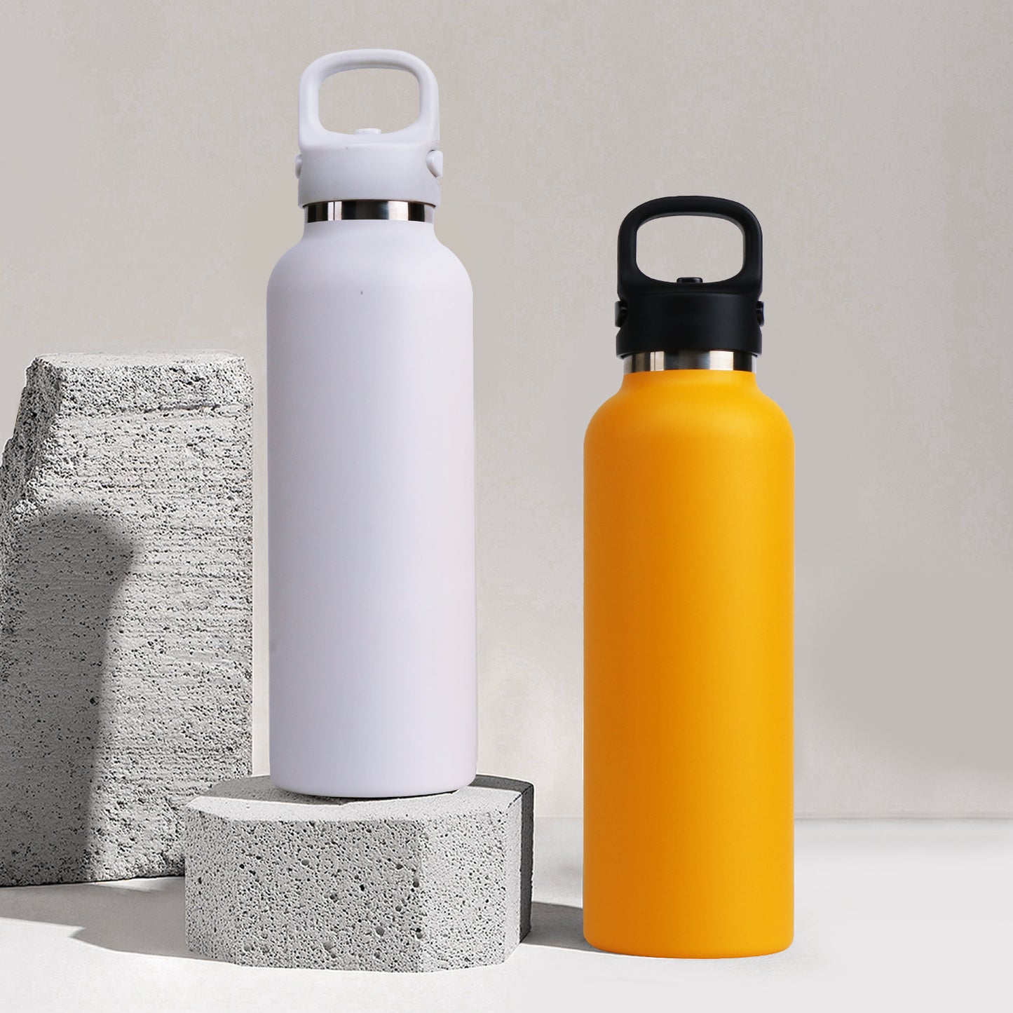 1000ml Edelstahl Trinkflasche , Isolierter Becher Doppelwandiger Vakuum-Therm.