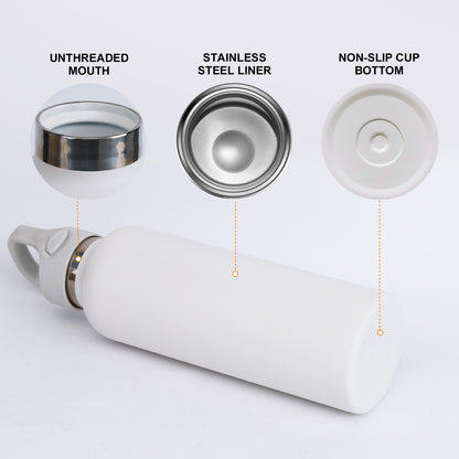 1000ml Edelstahl Trinkflasche , Isolierter Becher Doppelwandiger Vakuum-Therm.