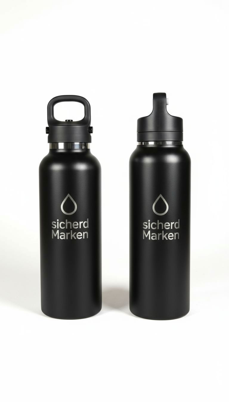 700ml Edelstahl Trinkflasche , Isolierter Becher Doppelwandiger Vakuum-Therm.