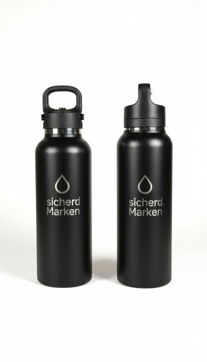 700ml Edelstahl Trinkflasche , Isolierter Becher Doppelwandiger Vakuum-Therm.