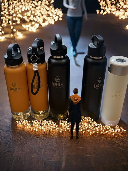 500ml Edelstahl Trinkflasche , Isolierter Becher Doppelwandiger Vakuum-Therm.