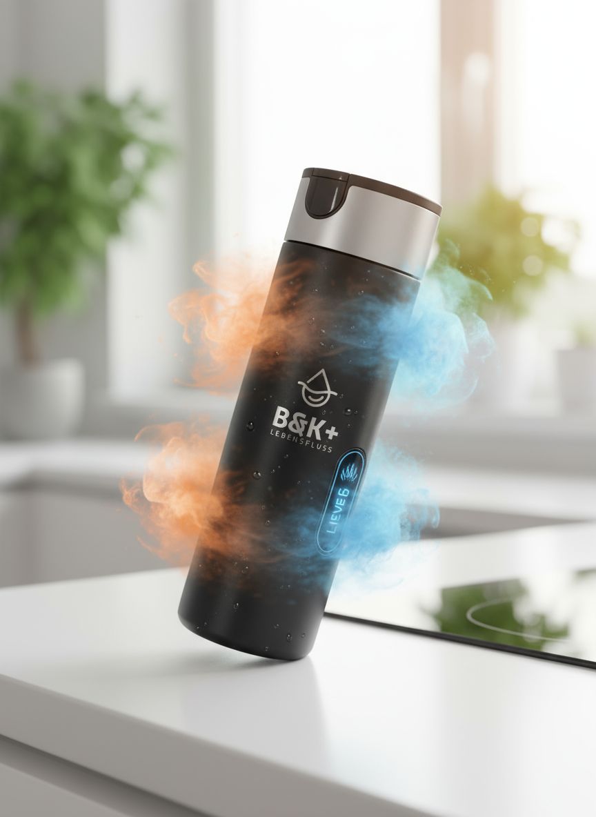 500ml Isolierte Wasser flasche LED Digitale Temperatur anzeige Edelstahl Kaffeetasse Mit Teehaus