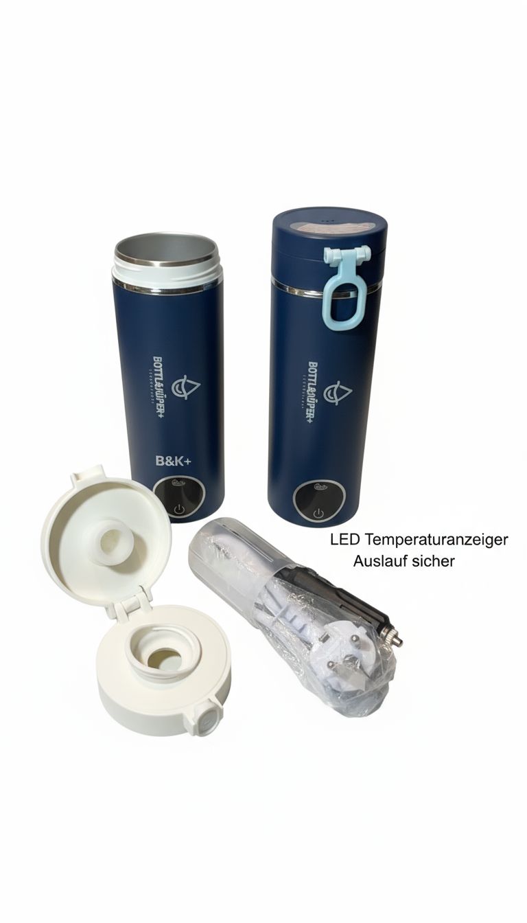 500 ml Zwei-in-Eins-Plug-In Automatische Thermo‑Heiz‑Trinkflasche — wiederverwendbar & nachhaltig (6‑Stufen, heiß & kalt) (Kopie)